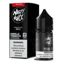 SILVER BLEND [vanilla tobacco] BY NASTY SALT - 30ml