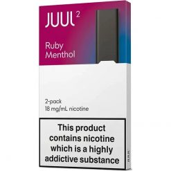 JUUL 2 Ruby Menthol Pods (2 Pods) - 18MG