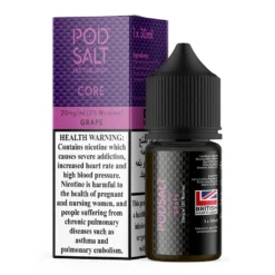 POD SALT NICOTINE SALT GRAPE - 30ML