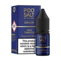 POD SALT NICOTINE SALT - ORIGIN TRUE TOBACCO – 30ML