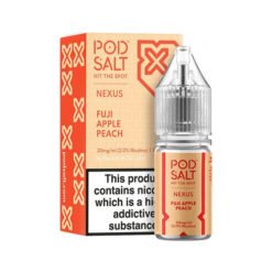 POD SALT NICOTINE SALT - NEXUS FUJI APPLE PEACH (Ice Edition) – 30ML