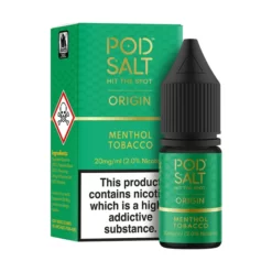 POD SALT NICOTINE SALT - ORIGIN MENTHOL TOBACCO – 30ML
