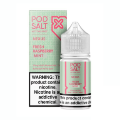 POD SALT NICOTINE SALT - NEXUS FRESH RASBERRY MINT (Ice Edition) – 30ML