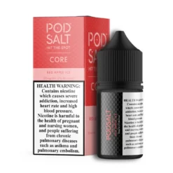 POD SALT NICOTINE SALT RED APPLE ICE - 30ML