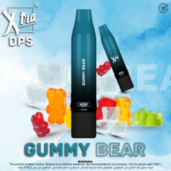 XTRA Vape - DPS 6000 Puffs -  Gummy Bear - 5% Nic - Type C Rechargeable ( This product pass airport security due to detachable battery )