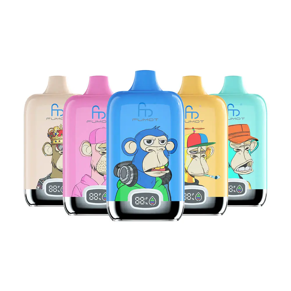 FUMOT DIGITAL BOX Disposable Vapes 12K Puffs – 5% nic – Type C Rechargeable  - 3 Pcs Combo Offer
