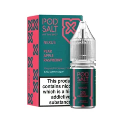 POD SALT NICOTINE SALT - NEXUS PEAR APPLE RASPBERRY (Ice Edition)– 30ML