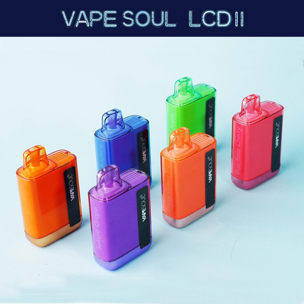 VAPESOUL LCD 10000 Disposable Vapes – 5% nic – Type C Rechargeable - 5 Pcs  Combo Offer - YoyoVap