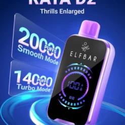 ELF BAR RAYA D2 20000 PUFFS DISPOSABLE VAPES – 5% nic – Type C Rechargeable - 5 Pcs Combo Offer