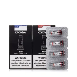 Uwell Crown X Replacement Coils - 0.3ohm/0.6ohm - Pack of 4 Coils