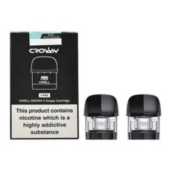 UWELL CROWN X EMPTY POD CARTRIDGE 5.3ML - PACK OF 2 PODS