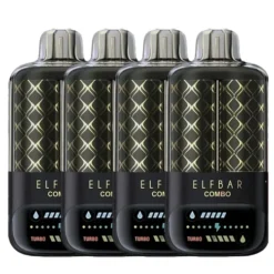 ELF BAR COMBO 25000 Puffs Disposable Vapes – 5% nic – Type C Rechargeable - 5 Pcs Combo Offer