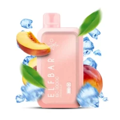 ELF BAR BC 10000 Puffs - PEACH – 2% Nic – Type C Rechargeable
