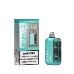 Smok Priv Bar Turbo Vape Disposable 15000 Puffs - Alaskan Mint - 5%
