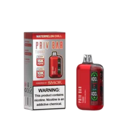 Smok Priv Bar Turbo Vape Disposable 15000 Puffs - Watermelon Chill - 5%