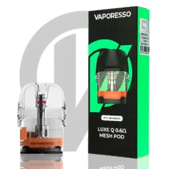 VAPORESSO LUXE Q REPLACEMENT PODS - 3ML - PACK OF 4 PODS (Compatible with Luxe QS, Luxe Q, Luxe Q2, Luxe Q2 S2)