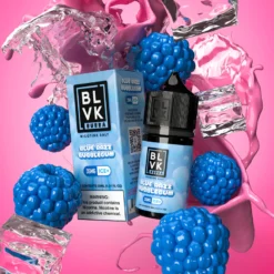 BLUE RAZZ BUBBLEGUM ICE - BLVK BUBBA SALTS - 30ML