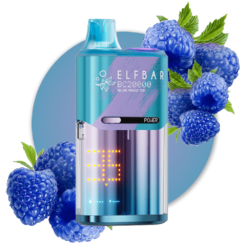 ELF BAR BC20000 - BLUE RAZZ ICE – 5% Nic – Type C Rechargeable