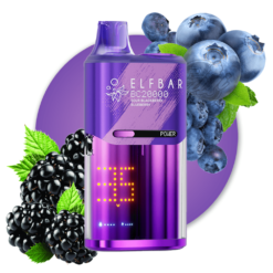 ELF BAR BC20000 - SOUR BLACKBERRY BLUEBERRY – 5% Nic – Type C Rechargeable