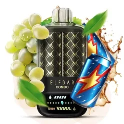 ELF BAR COMBO 25000 PUFFS - GRAPE & MARY DRINK – 5% Nic – Type C Rechargeable