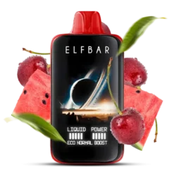 ELF BAR MOON NIGHT 40K PUFFS - CHERRY WATERMELON – 5% Nic – Type C Rechargeable