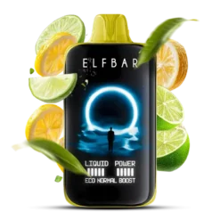 ELF BAR MOON NIGHT 40K PUFFS - LEMON LIME – 5% Nic – Type C Rechargeable
