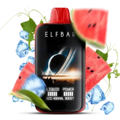 ELF BAR MOON NIGHT 40K PUFFS - WATERMELON ICE – 5% Nic – Type C Rechargeable