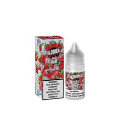 BAZOOKA SOUR STRAW SALTS - STRAWBERRY ICE - 30ml (USA)