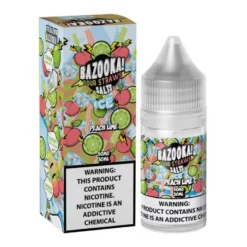 BAZOOKA SOUR STRAW SALTS - PEACH LIME - 30ml (USA)