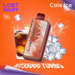 LOST MARY MT35000 TURBO - Cola Ice -  DISPOSABLE VAPE - 5% Nic- Type C Rechargeable