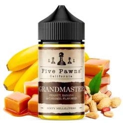 FIVE PAWN'S E-JUICES (US) - GRANDMASTER (Peanut Butter & Banana) - 50ml