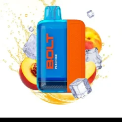 NASTY BOLT 50K PUFFS - PEACH ICE 5% Nic – Type C Rechargeable