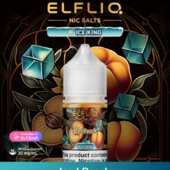 ELFLIQ NIC SALTS BY ELF BAR - ICED PEACH - 30ML