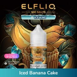 ELFLIQ NIC SALTS BY ELF BAR - ICED BANANA CAKE - 30ML