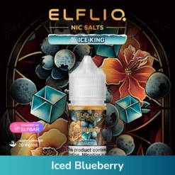 ELFLIQ NIC SALTS BY ELF BAR - ICED BLUEBERRY - 30ML