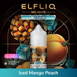 ELFLIQ NIC SALTS BY ELF BAR - ICED MANGO PEACH - 30ML