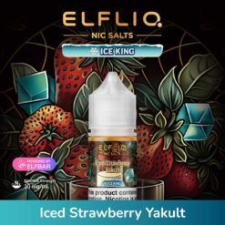 ELFLIQ NIC SALTS BY ELF BAR - ICED STRAWBERRY YAKULT - 30ML