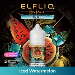 ELFLIQ NIC SALTS BY ELF BAR - ICED WATERMELON - 30ML