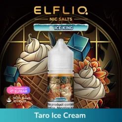 ELFLIQ NIC SALTS BY ELF BAR - TARO ICE CREAM - 30ML