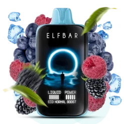 ELF BAR MOON NIGHT 40K PUFFS - BLACKBERRY CRANBERRY – 5% Nic – Type C Rechargeable