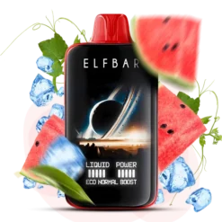 ELF BAR MOON NIGHT 40K PUFFS - STRAWBERRY WATERMELON – 5% Nic – Type C Rechargeable