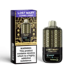 LOST MARY COMBO 20000 PUFFS - BLUEBERRY SOUR RASPBERRY AND CHERRY – 5% Nic – Type C Rechargeable