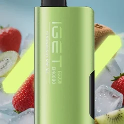 IGET SOUL B40000 DISPOSABLE VAPES - STRAWBERRY KIWI ICE - 5% TYPE C RECHARGEABLE