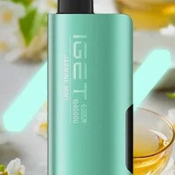 IGET SOUL B40000 DISPOSABLE VAPES - JASMINE MINT - 5% TYPE C RECHARGEABLE