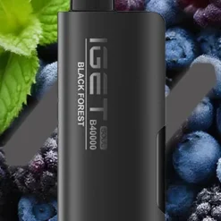 IGET SOUL B40000 DISPOSABLE VAPES - BLACK FOREST - 5% TYPE C RECHARGEABLE