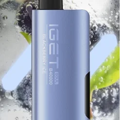 IGET SOUL B40000 DISPOSABLE VAPES - BLACKBERRY ICE - 5% TYPE C RECHARGEABLE