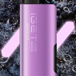 IGET SOUL B40000 DISPOSABLE VAPES - GRAPE ICE - 5% TYPE C RECHARGEABLE