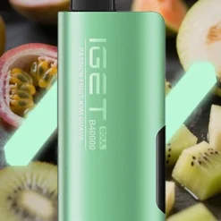 IGET SOUL B40000 DISPOSABLE VAPES - PASSION FRUIT KIWI GUAVA - 5% TYPE C RECHARGEABLE