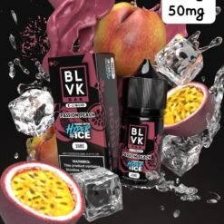 PASSION PEACH HYPER ICE - BLVK BAR SALTS - 30ML