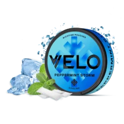 Velo Peppermint Storm - Nicotine Pouches 10.9 mg - 20 Pouches Per Pack